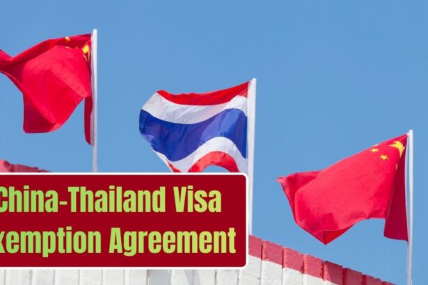 ⁠China-Thailand Visa Exemption Agreement Takes Effect