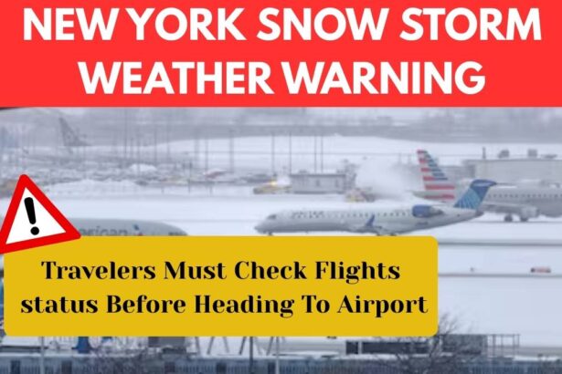 New York Snow Storm Weather Warning