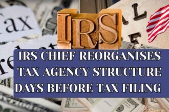 IRS Chief Reorganises Tax Agency Structure Days Before Tax Filing
