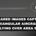 Infrared Images Capture Triangular Aircraft Flying Over Area 51