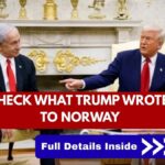Trump Writes Letter To Norway
