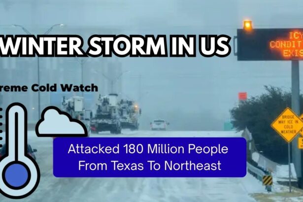 Winter Storm In US Attacks 180 Million People From Texas To Northeast