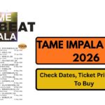 Tame Impala Tour 2026