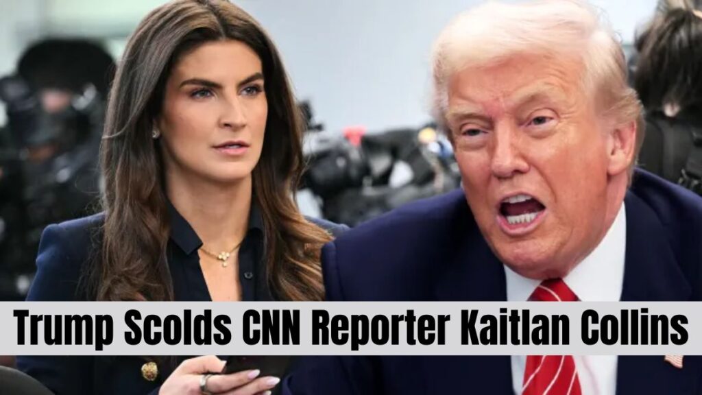 Trump Scolds CNN Reporter Kaitlan Collins For Not Smiling While She Asked About Epstein Files